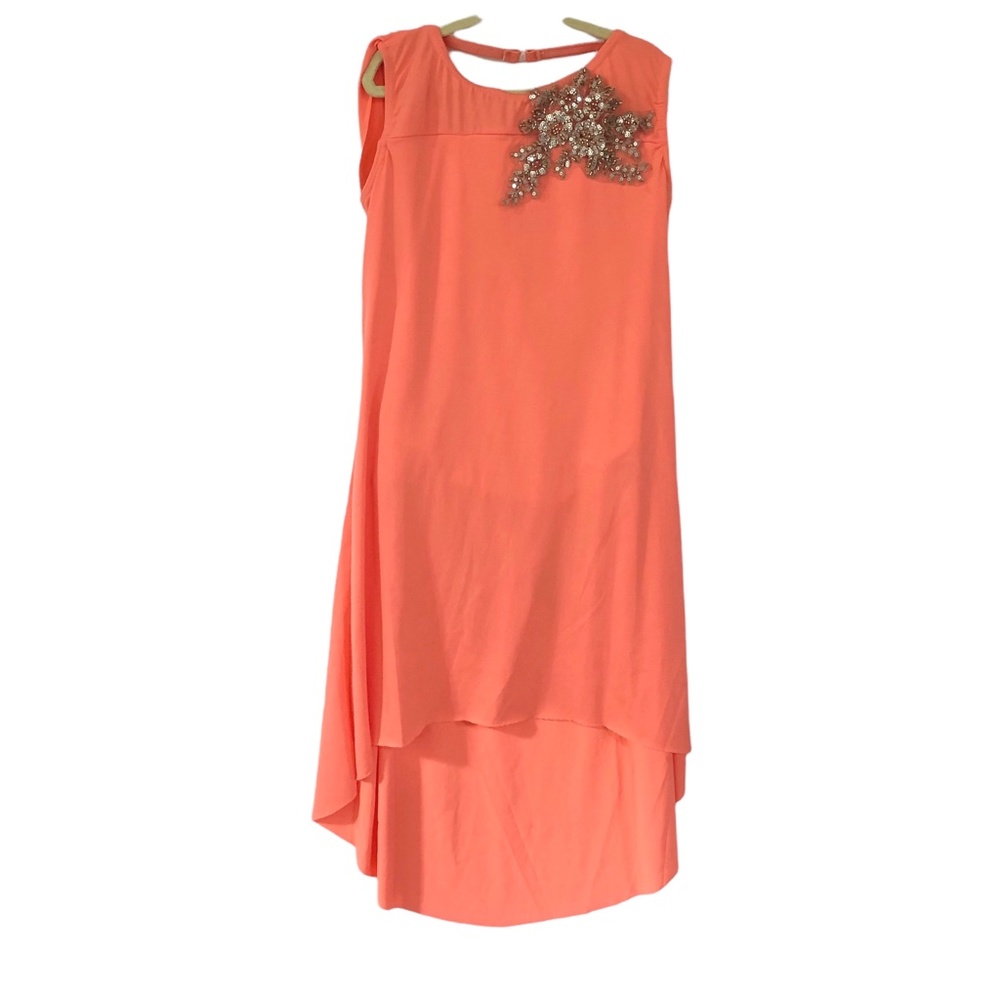 Lyrical costume in soft orange / peach with headpiece Size 7/8
